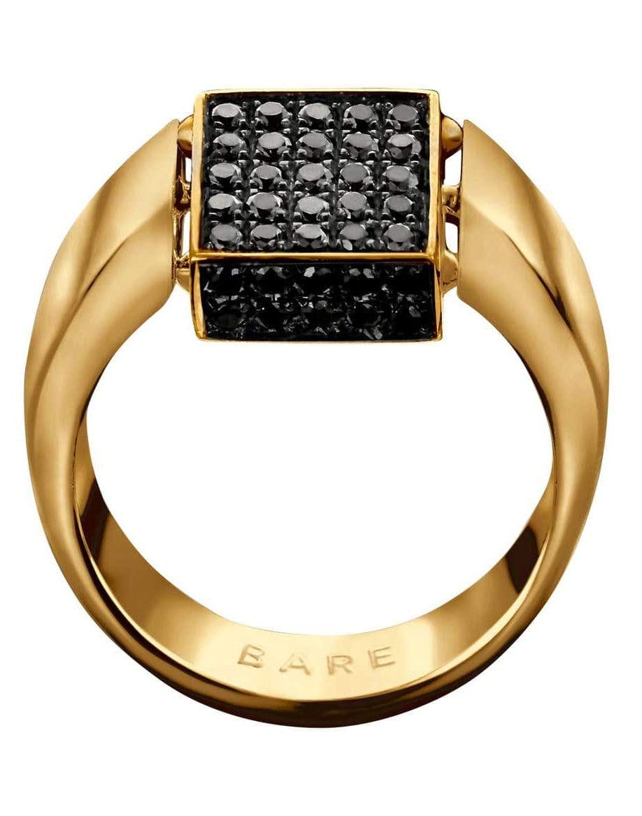 SIGNET Reversible Black Diamond Ring JEWELRYFINE JEWELRING DRIES CRIEL   