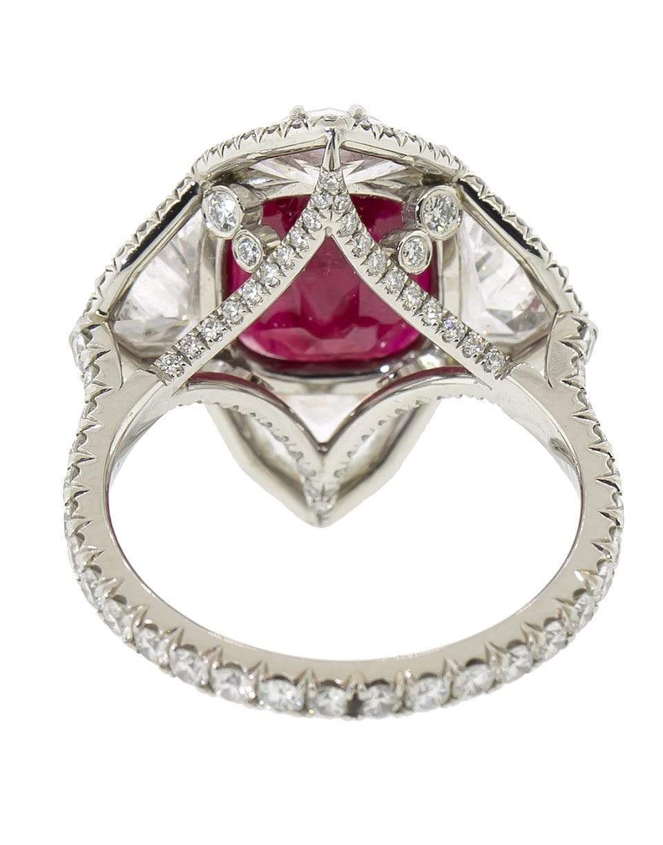 BAYCO-Buremese Ruby Diamond Ring-PLATINUM