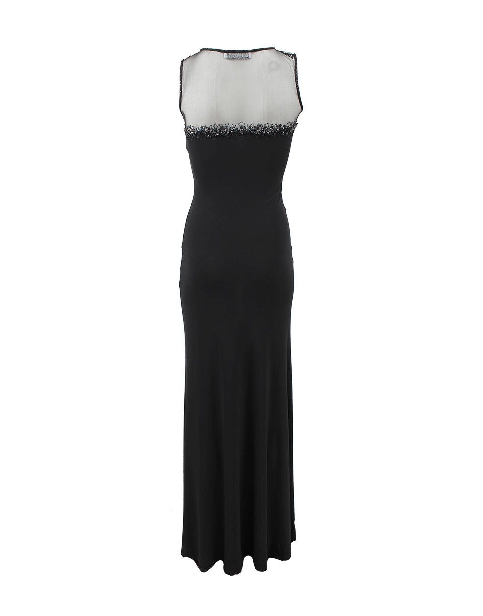 BLUGIRL-V-Neck Beaded Gown-