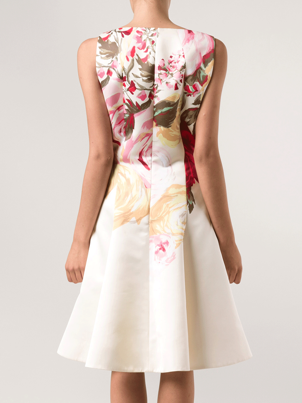 BLUMARINE-Full Bottom Print Dress-