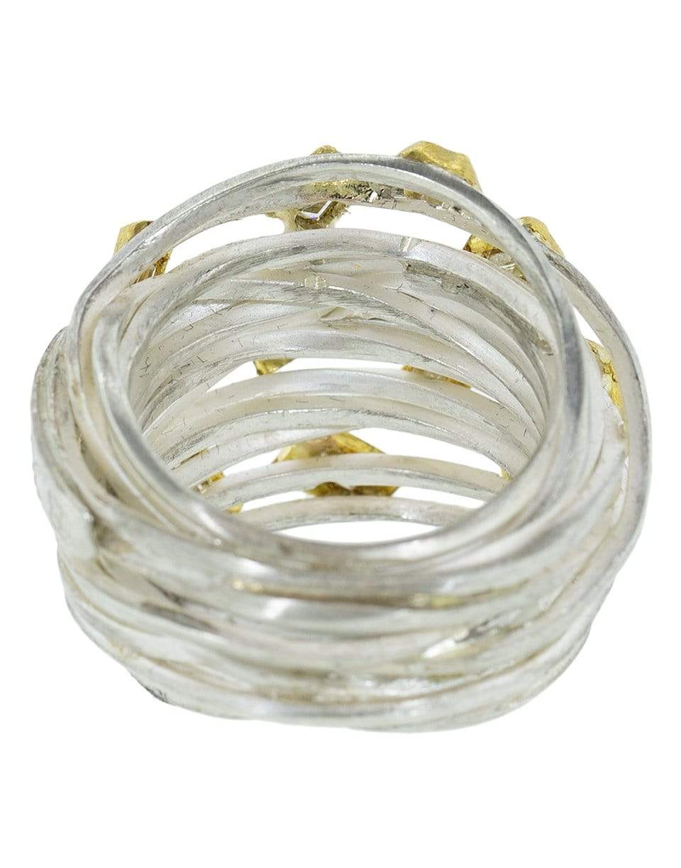 BOAZ KASHI-Diamond Wire Wrap Ring-SS