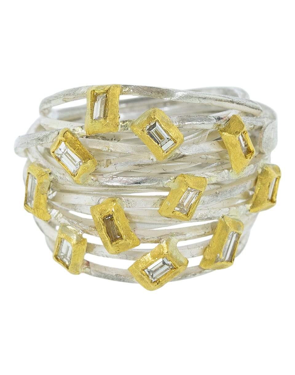 BOAZ KASHI-Diamond Wire Wrap Ring-SS