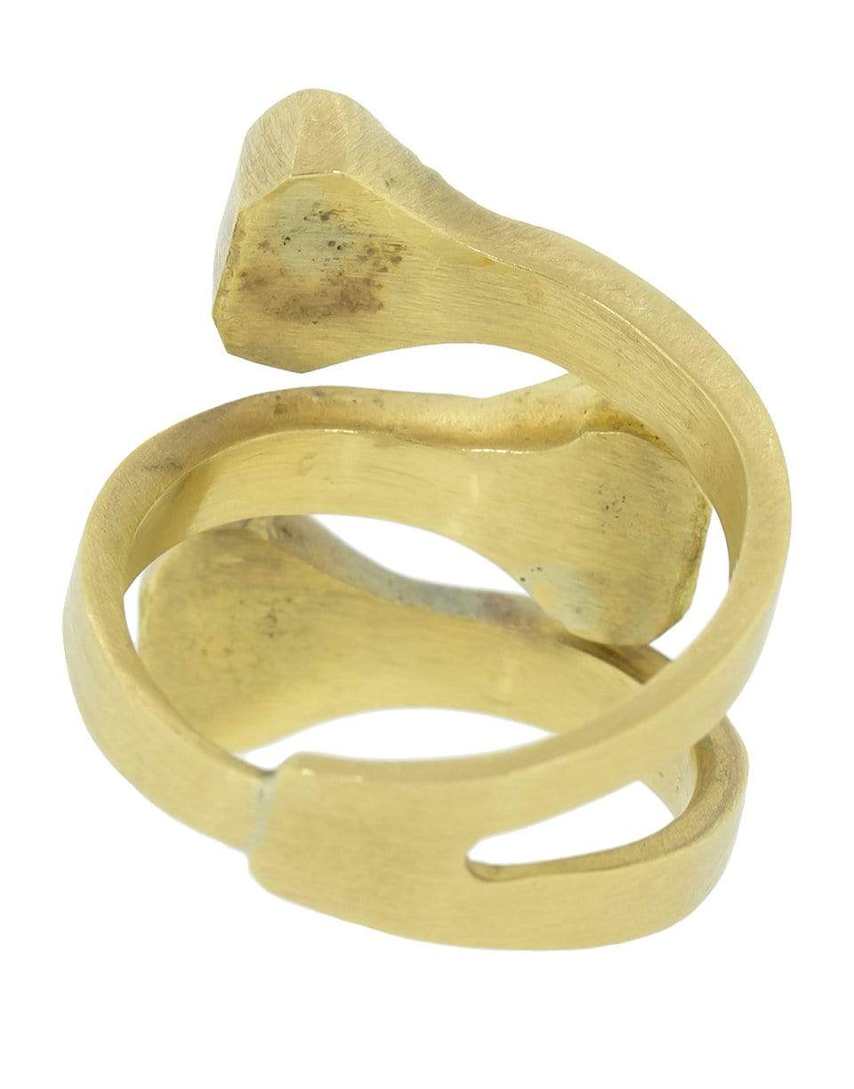 BOAZ KASHI-Extreme Bypass Ring-YELLOW GOLD
