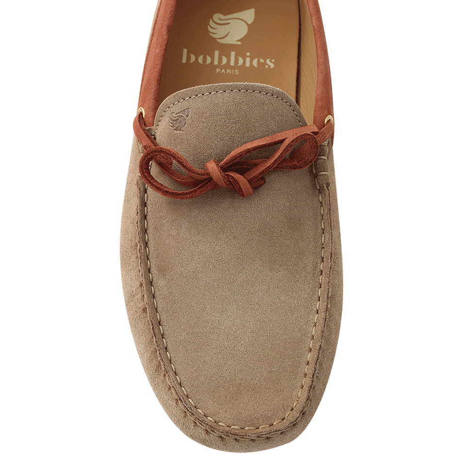 BOBBIES-Men's Le Tombeur Cappuccino Suede Loafer-