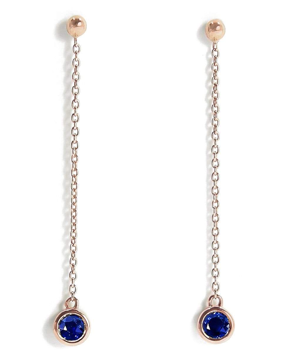 BONDEYE JEWELRY-Dipper Blue Sapphire Earrings-