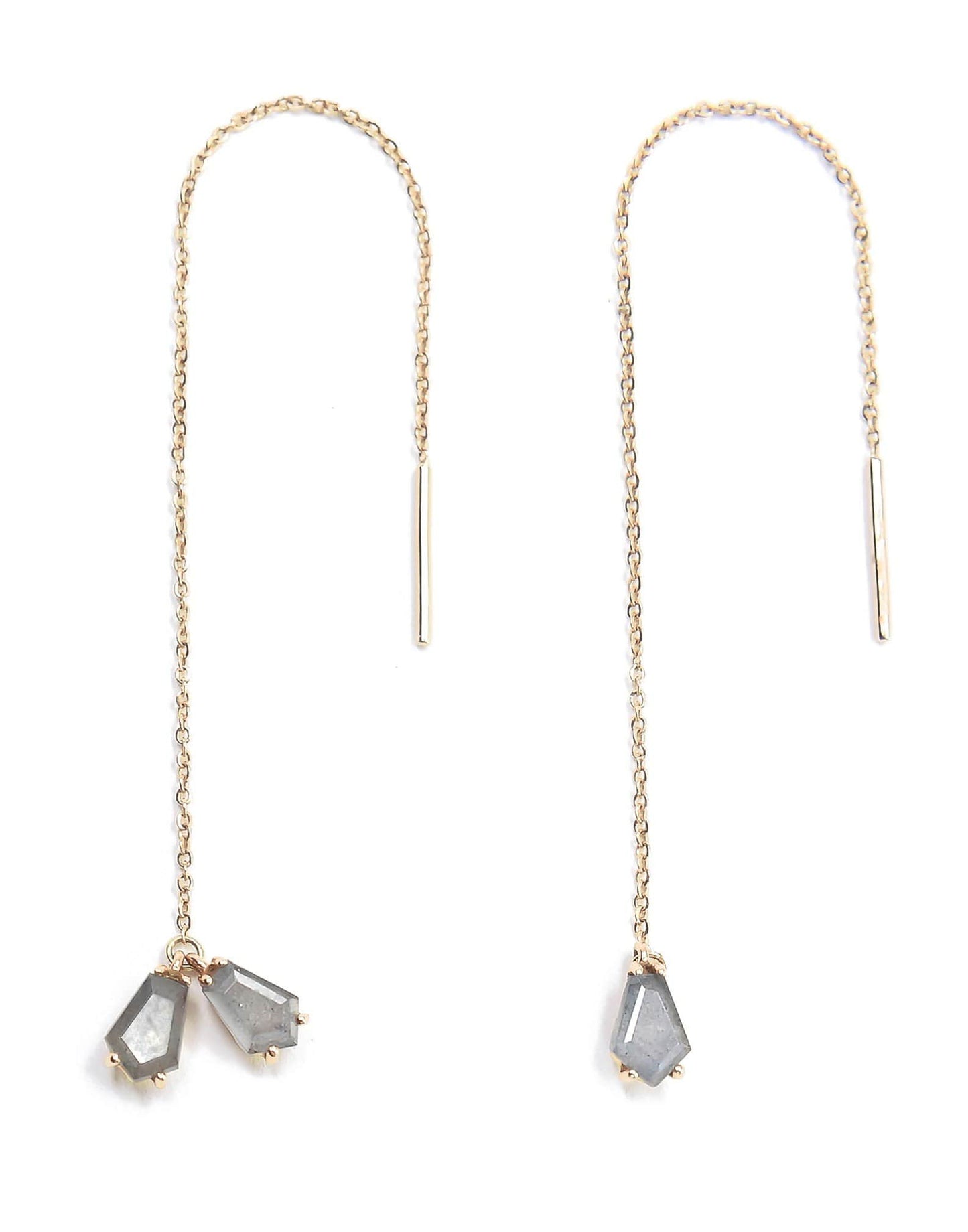 BONDEYE JEWELRY-Trois Labradorite Earrings-