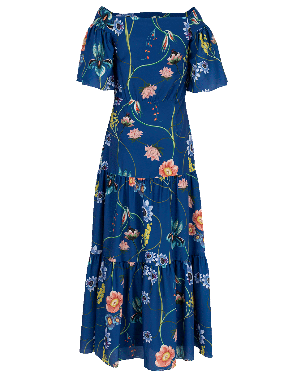 Emelia Off Shoulder Vintage Flower Dress CLOTHINGDRESSCASUAL BORGO DE NOR   