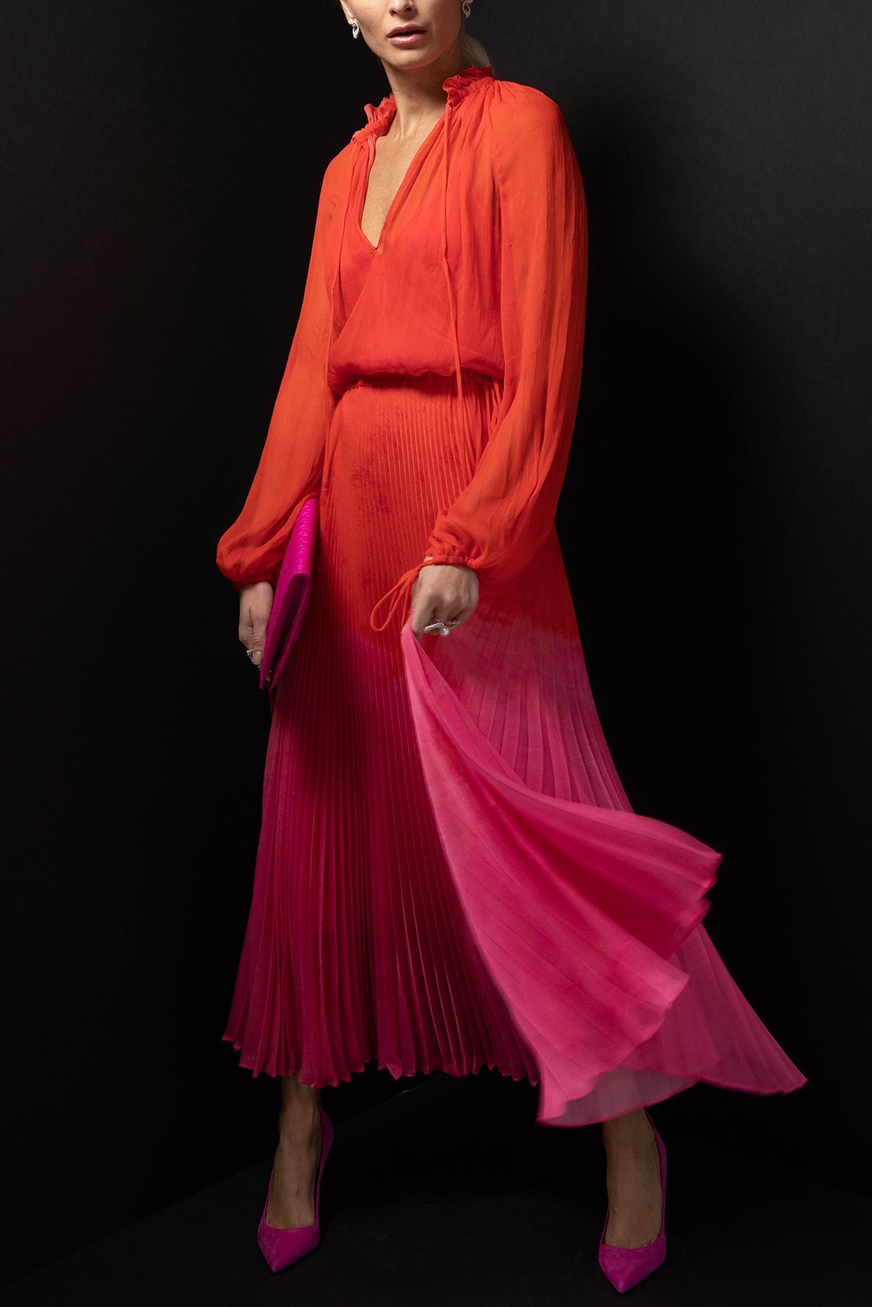 BRANDON MAXWELL-Caftan Dress-