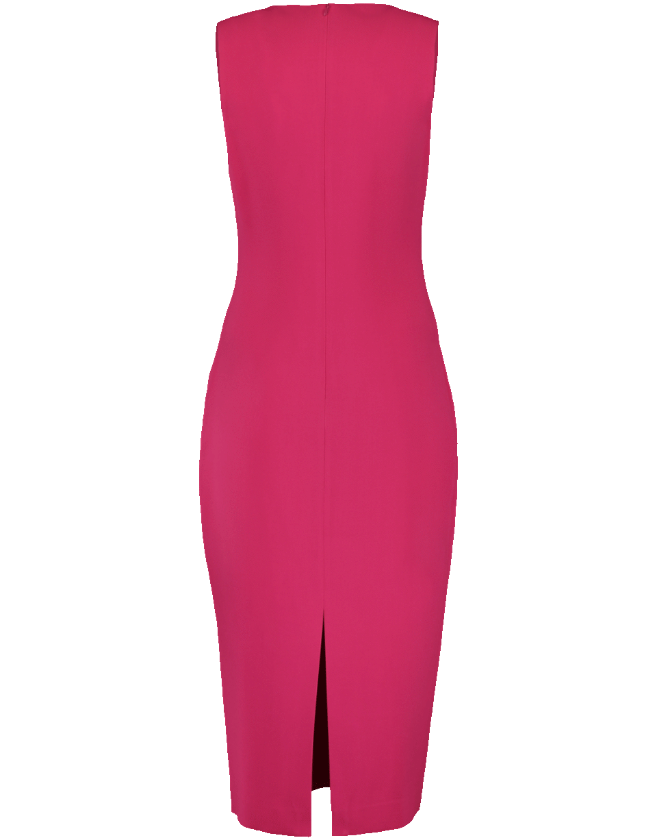 BRANDON MAXWELL-Column Dress-FUSCHIA
