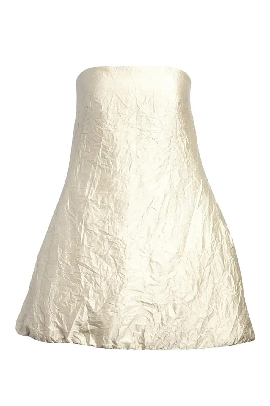 BRANDON MAXWELL-Strapless Cone Shape Mini Dress-
