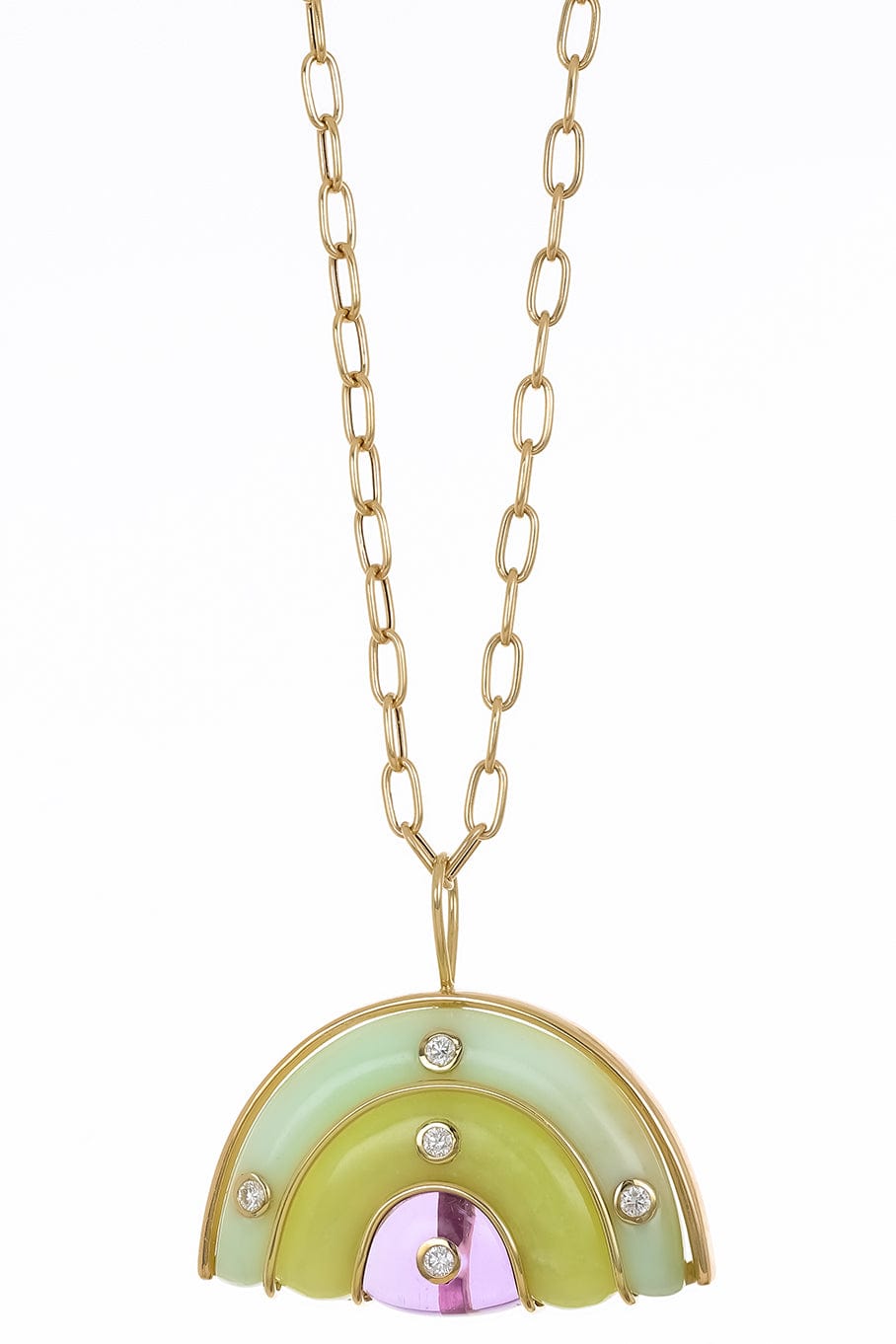 BRENT NEALE-Medium Marianne Opal Necklace-YELLOW GOLD