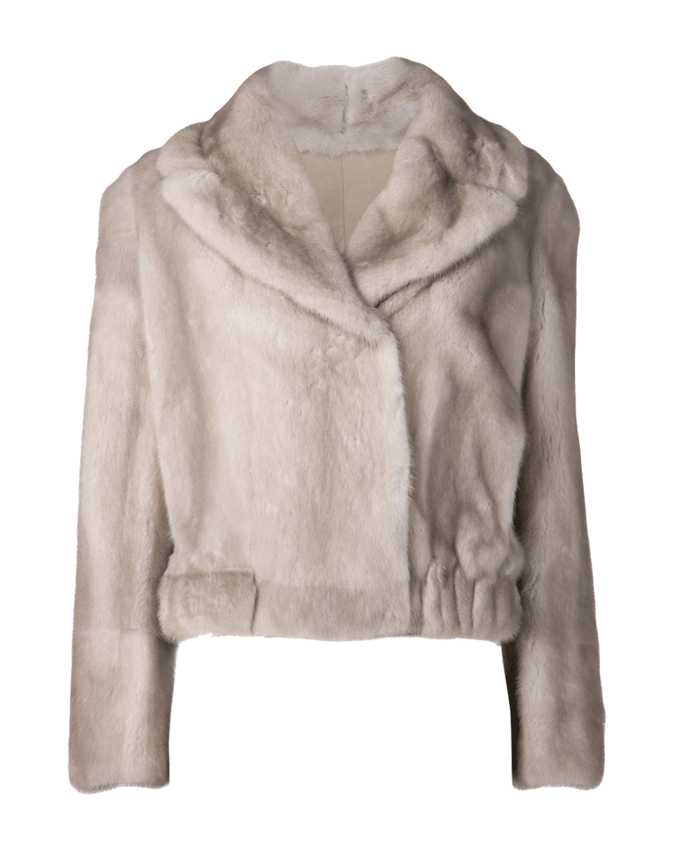 Mink Cropped Coat CLOTHINGCOATFUR BRUNELLO CUCINELLI   
