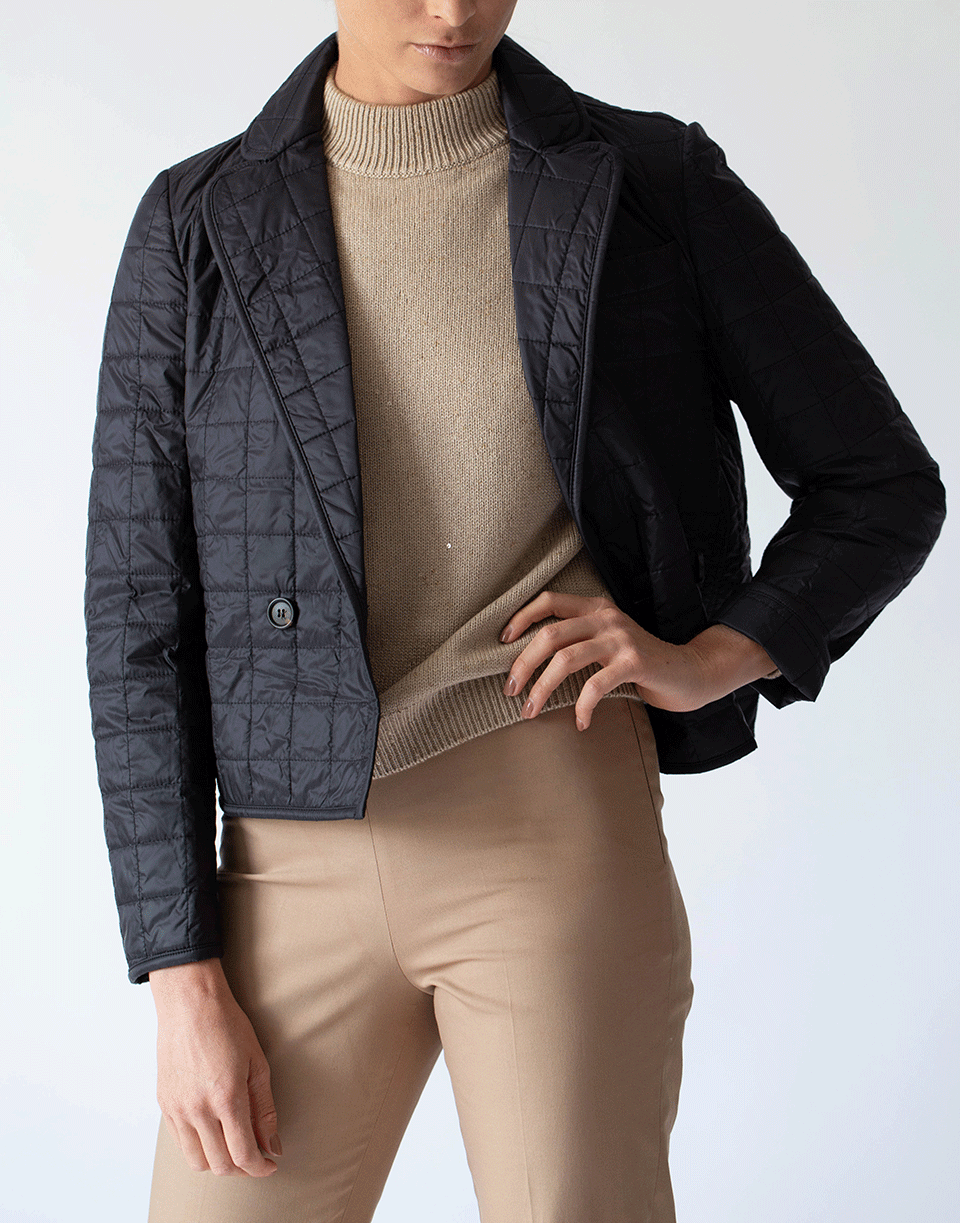 Cropped Quilted Taffeta Double Breasted Coat CLOTHINGCOATMISC BRUNELLO CUCINELLI   