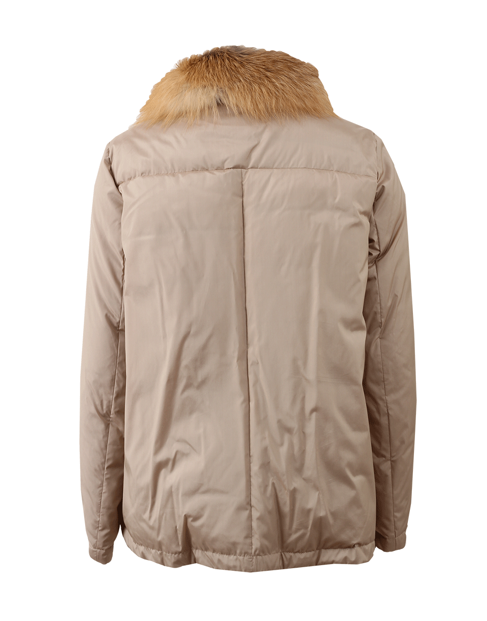 Technical Puffer With Fur Collar CLOTHINGCOATMISC BRUNELLO CUCINELLI   