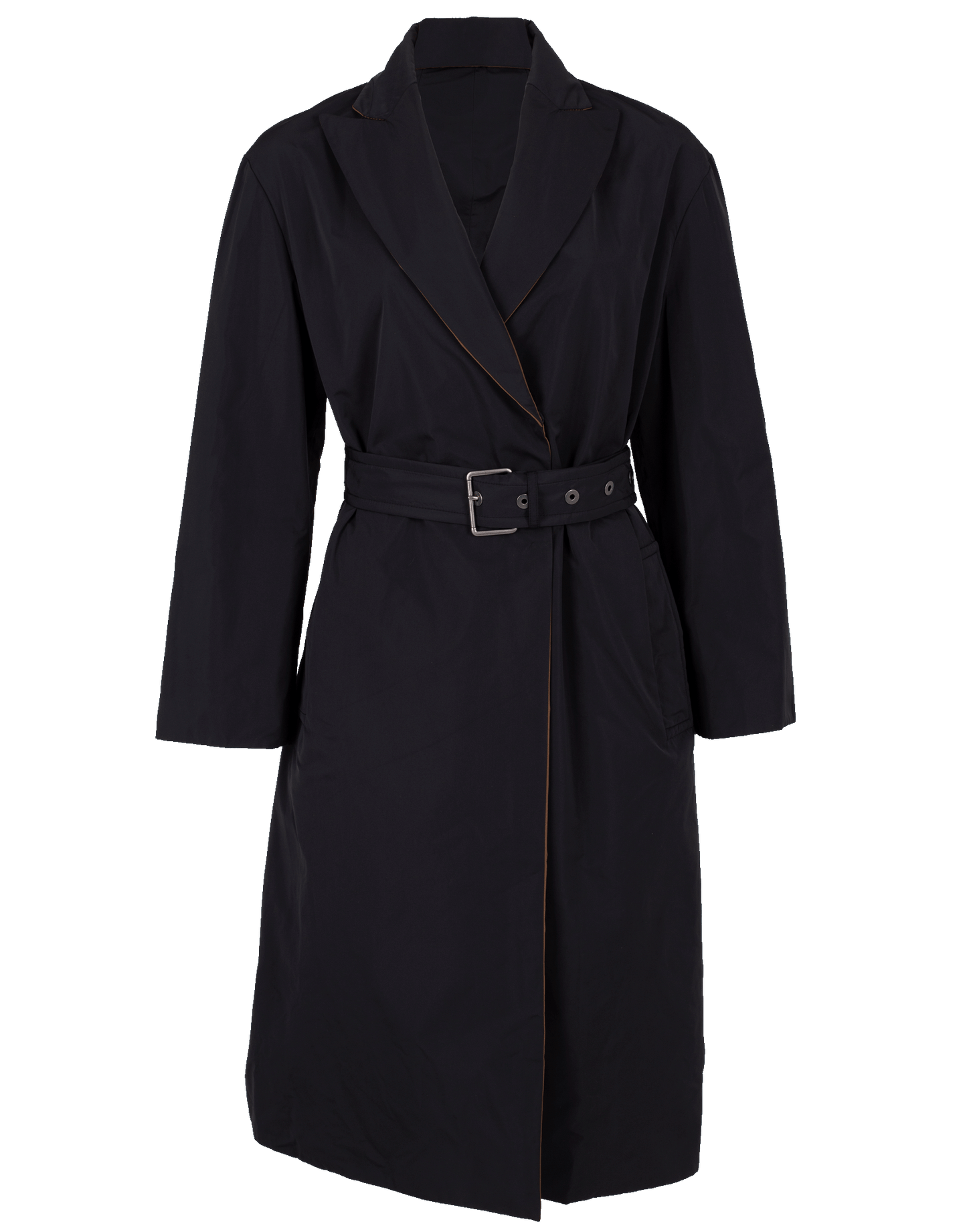 Reversible Taffeta Trench Coat CLOTHINGCOATTRENCH BRUNELLO CUCINELLI   