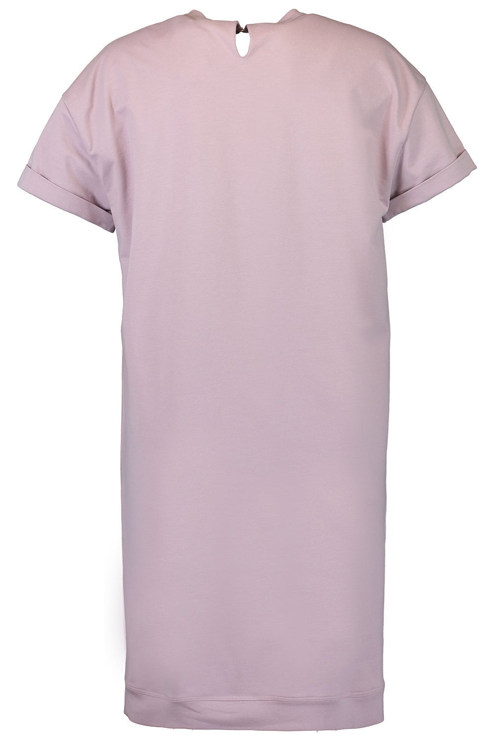 BRUNELLO CUCINELLI-Cotton Felpa T-Shirt Dress - Lavendar-