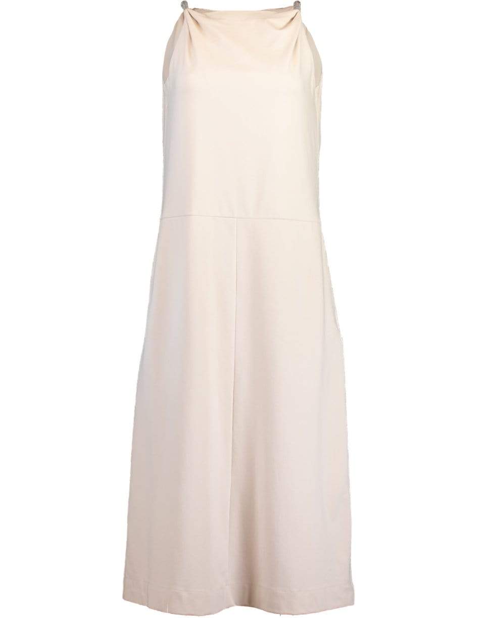 BRUNELLO CUCINELLI-Monili Strap Jersey Midi Dress-