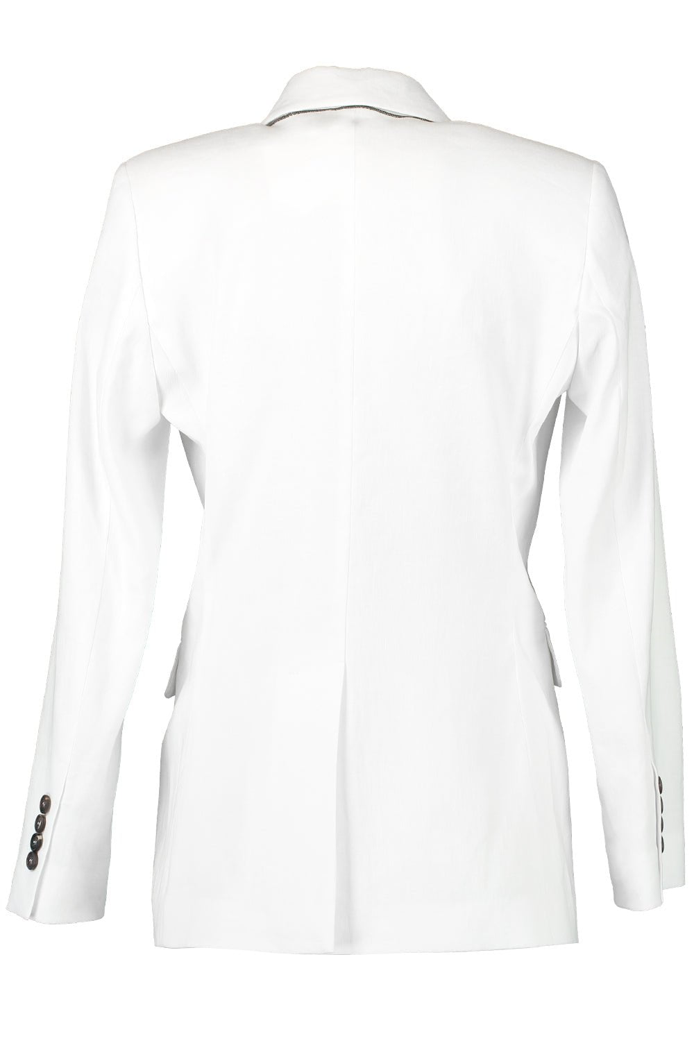 BRUNELLO CUCINELLI-Linen Jacket With Printed Foulard-