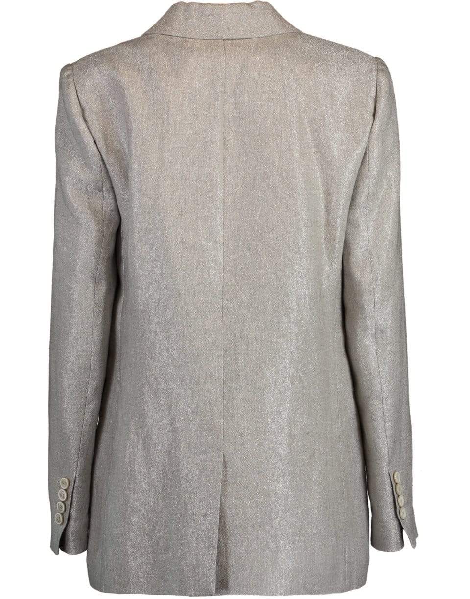 BRUNELLO CUCINELLI-Double Breasted Shawl Collar Jacket-