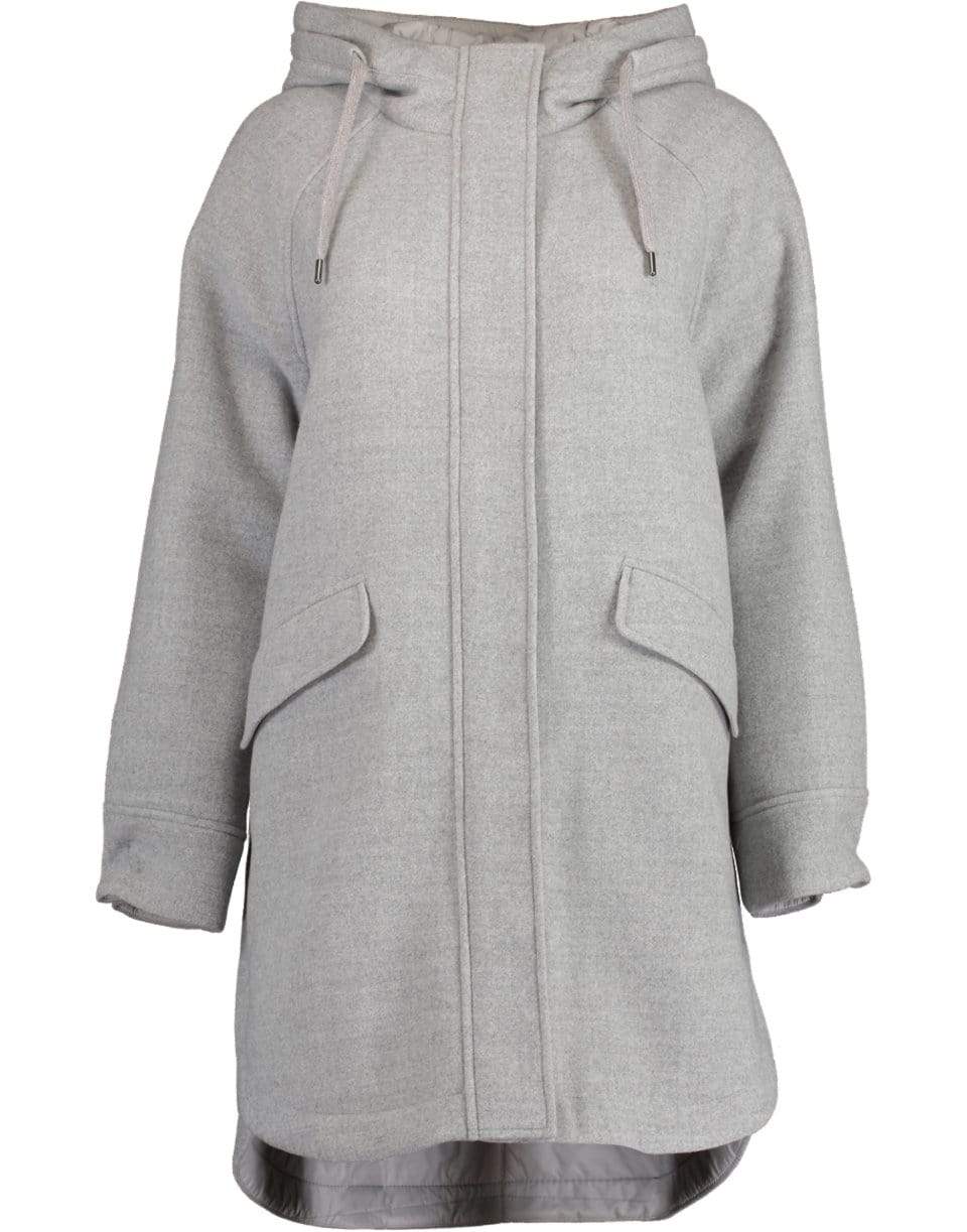 Taffeta Lined Hooded Outerwear Jacket CLOTHINGJACKETCASUAL BRUNELLO CUCINELLI   