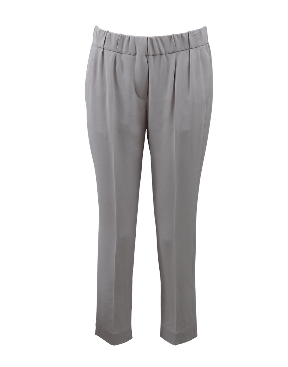 BRUNELLO CUCINELLI-Classic Pull On Pant - Granite-