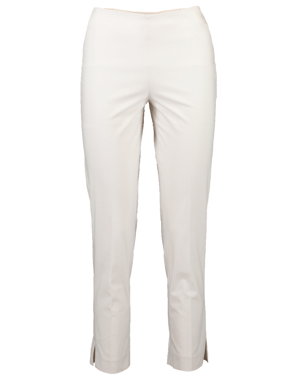 BRUNELLO CUCINELLI-Cotton Stretch Side Zip Pant-