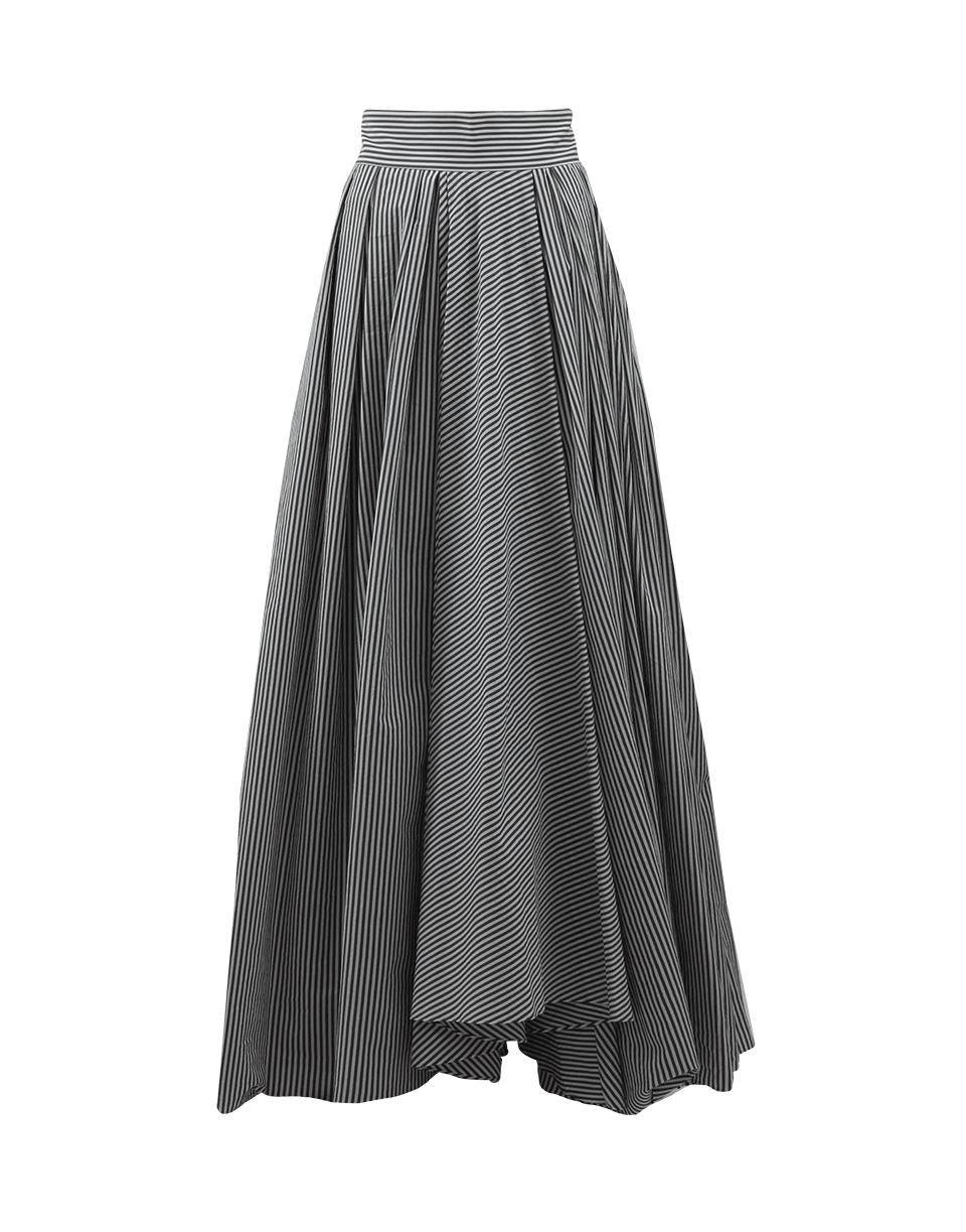 BRUNELLO CUCINELLI-Pleated Stripe Skirt-