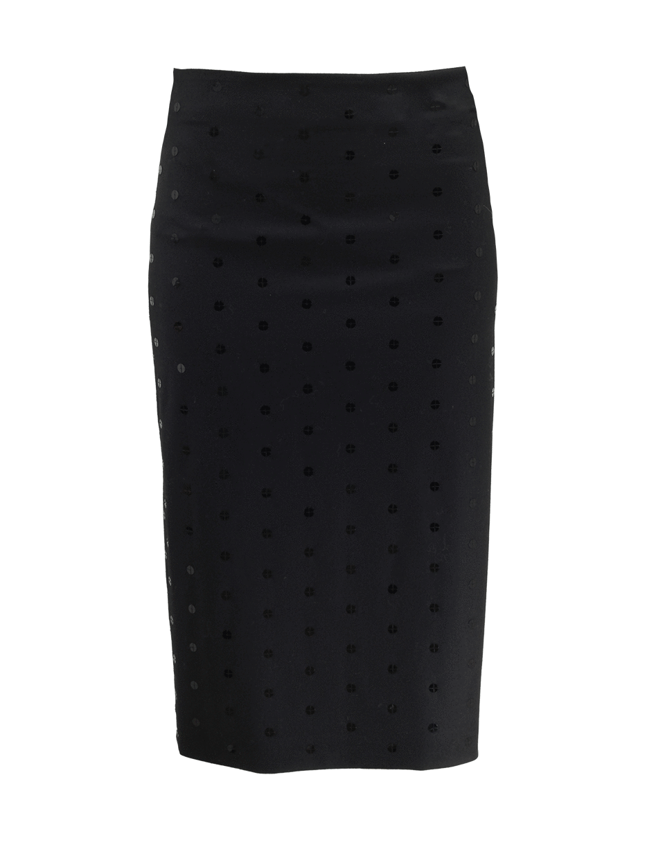 BRUNELLO CUCINELLI-Paillette Pencil Skirt-BLACK