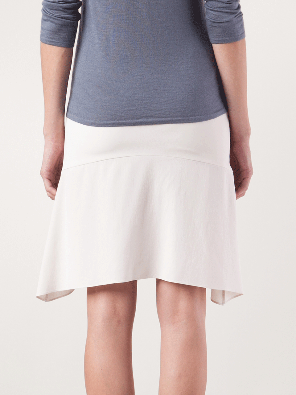 BRUNELLO CUCINELLI-Mid-Seam Stretch A-Line Skirt-