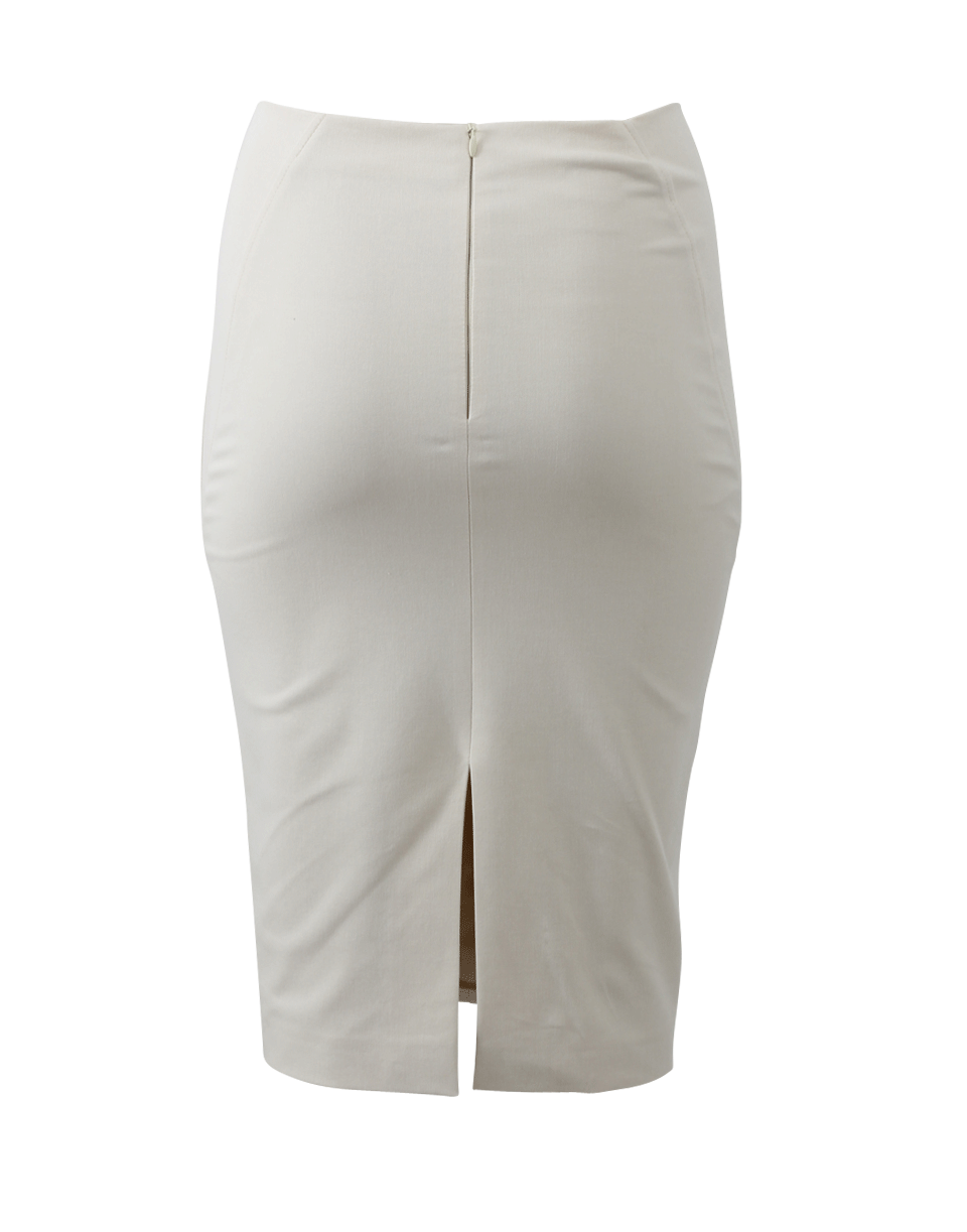 Stretch Cotton Pencil Skirt CLOTHINGSKIRTKNEE LENGT BRUNELLO CUCINELLI   
