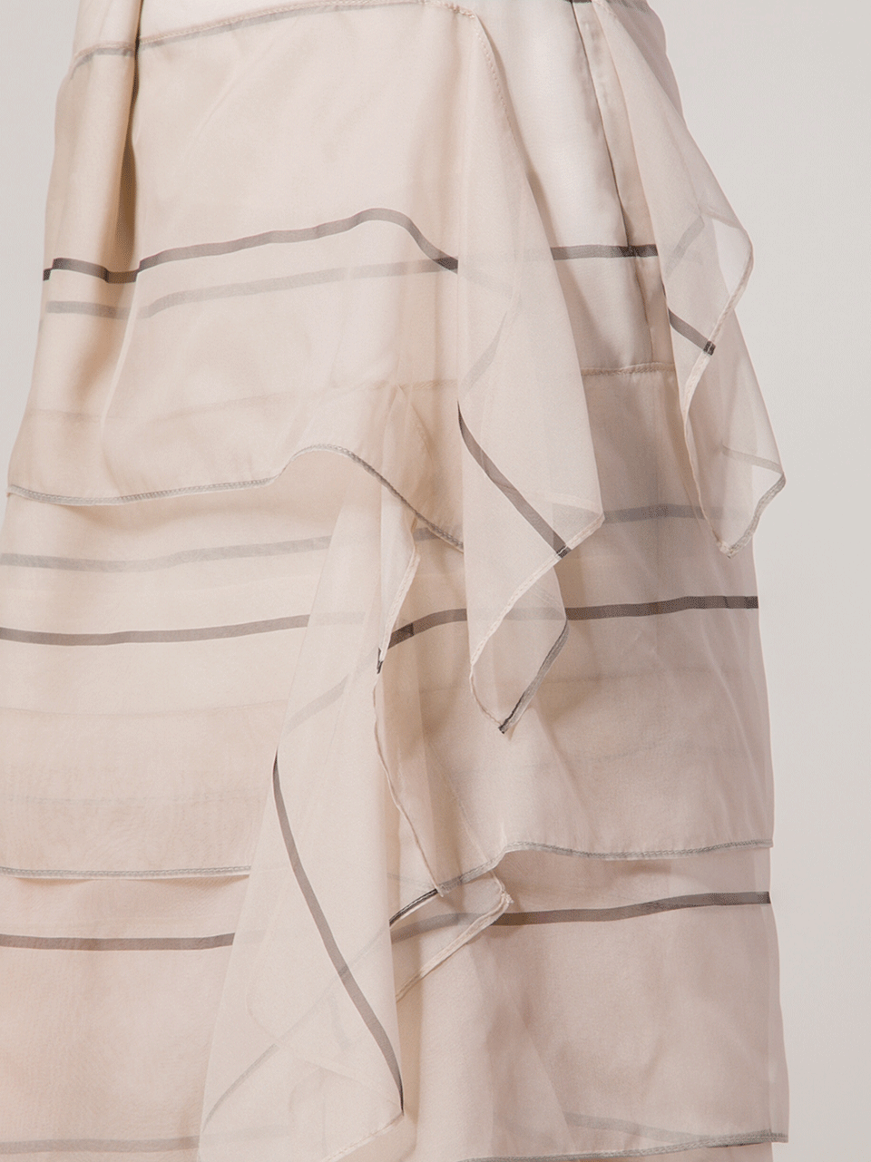 Layered Stripe Skirt CLOTHINGSKIRTMISC BRUNELLO CUCINELLI   