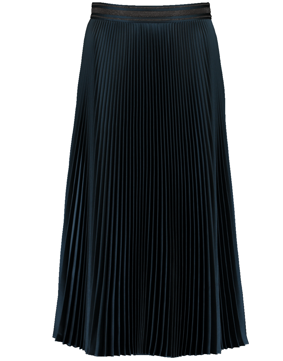 BRUNELLO CUCINELLI-Metallic Pleated Skirt-