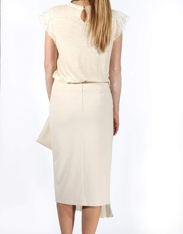 Pencil Skirt With Knife Pleats CLOTHINGSKIRTMISC BRUNELLO CUCINELLI   