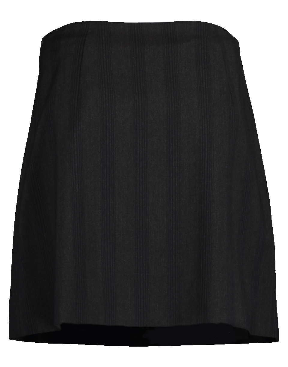 BRUNELLO CUCINELLI-Stripe A-Line Skirt-