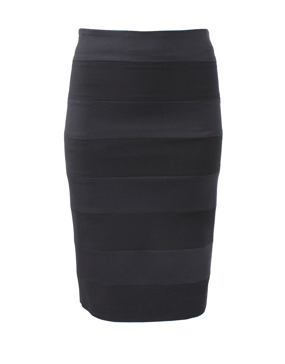 BRUNELLO CUCINELLI-Tonal Stripe Pencil Skirt-