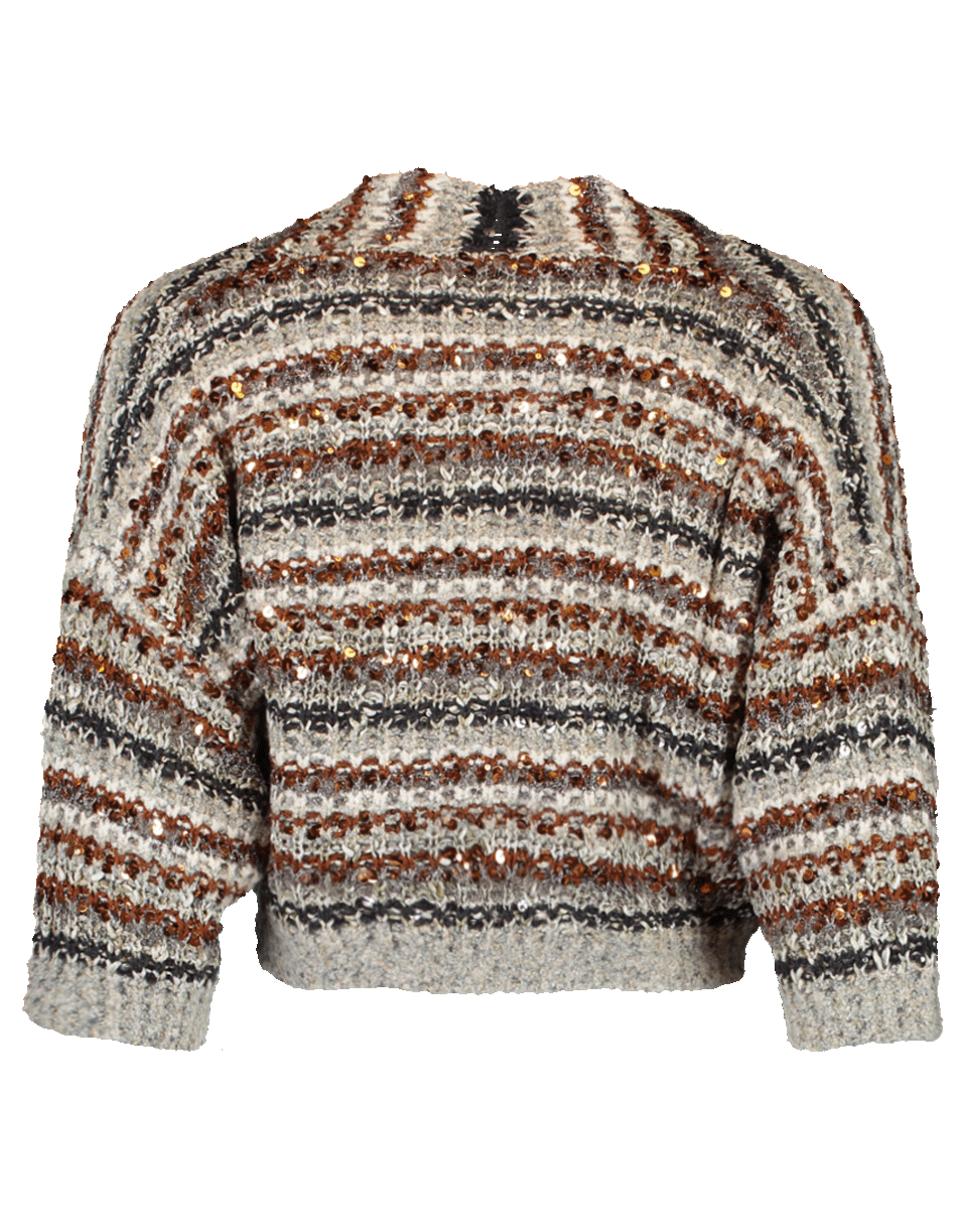 Crossover Stripe Cotton Cardigan CLOTHINGTOPCARDIGAN BRUNELLO CUCINELLI   