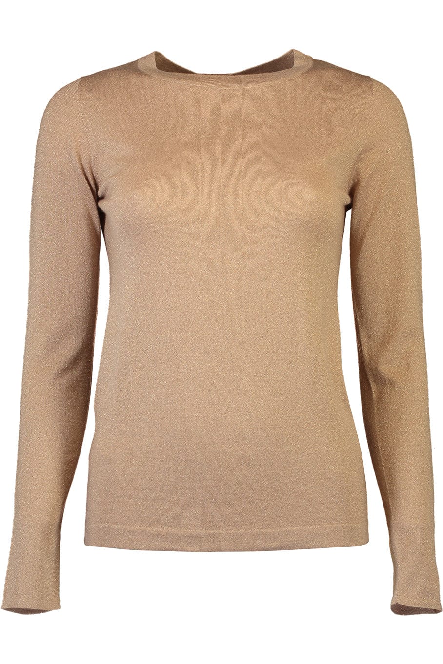 BRUNELLO CUCINELLI-Long Sleeve Crewneck Lurex Tee-