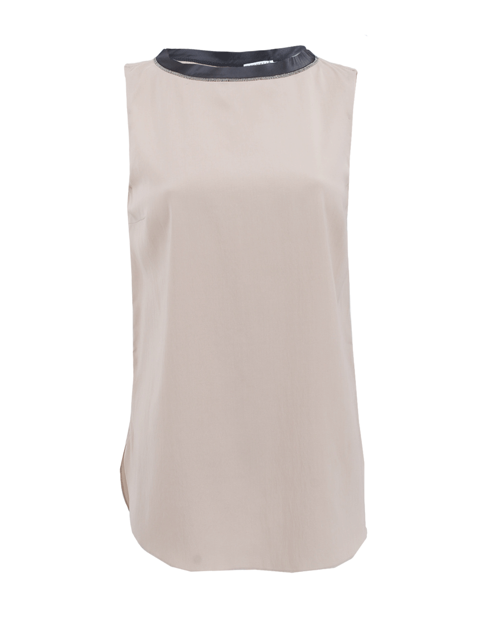 BRUNELLO CUCINELLI-Monili Neck Cami-