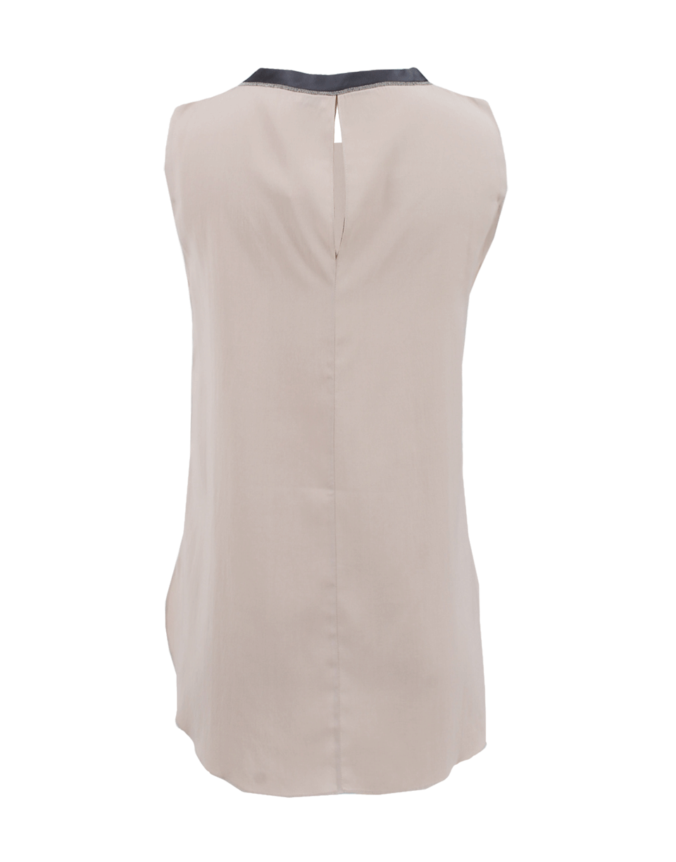 BRUNELLO CUCINELLI-Monili Neck Cami-