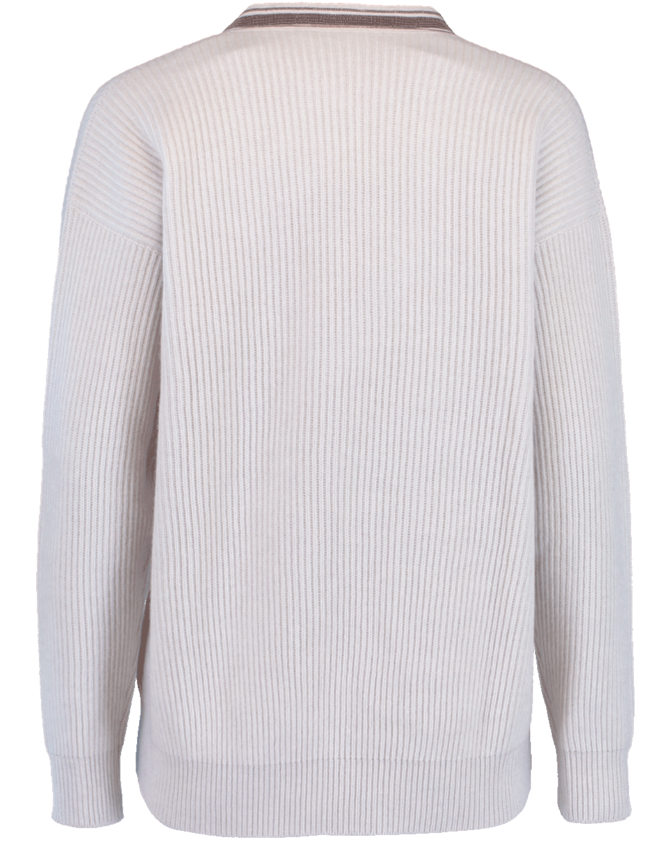 BRUNELLO CUCINELLI-English Rib Boyfriend Pullover-