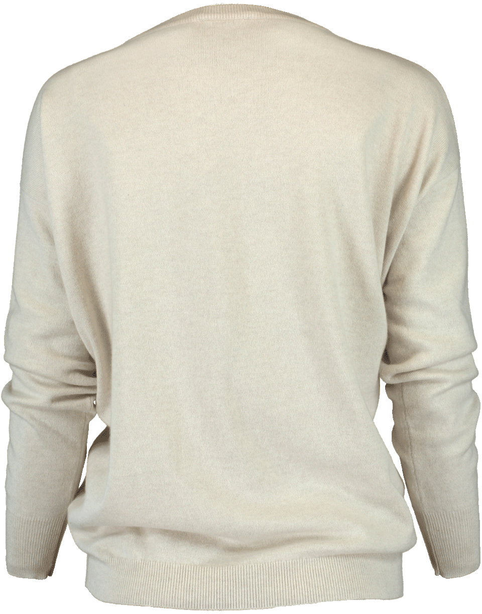 Oversize Monili Detail Sweater CLOTHINGTOPSWEATER BRUNELLO CUCINELLI   