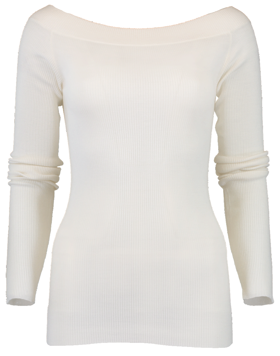 Ribbed Wide Neck Pullover CLOTHINGTOPSWEATER BRUNELLO CUCINELLI   