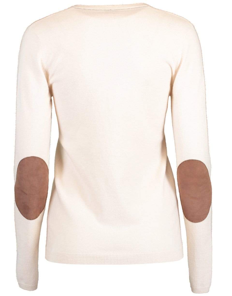 BRUNELLO CUCINELLI-Elbow Patch Cashmere Sweater-SHELL