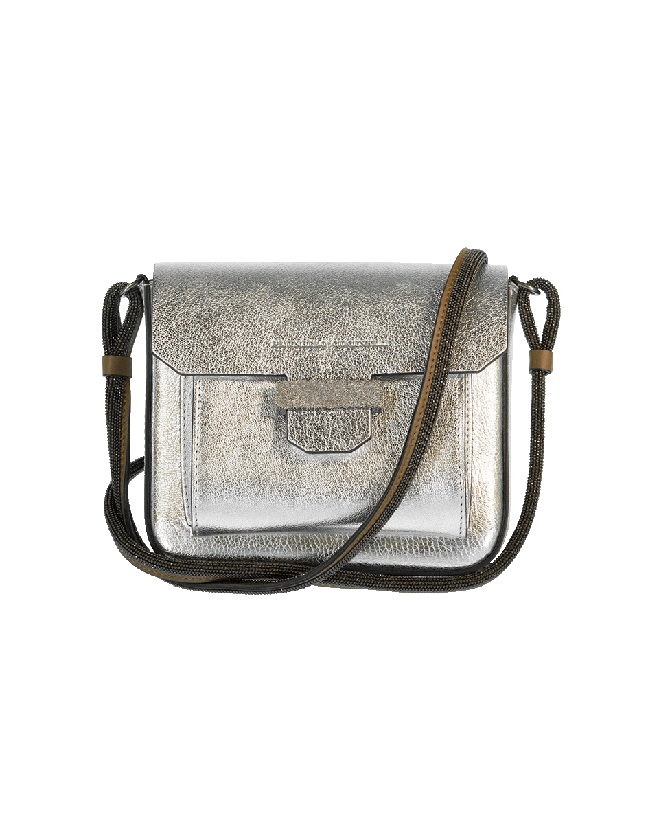 Mini Metallic Shoulder Bag HANDBAGSHOULDER BRUNELLO CUCINELLI   