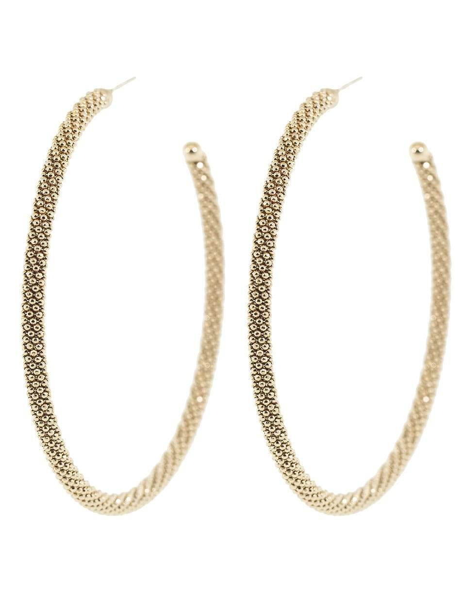 BRUNELLO CUCINELLI-Oversized Monili Hoop Earrings-ROSE GOLD