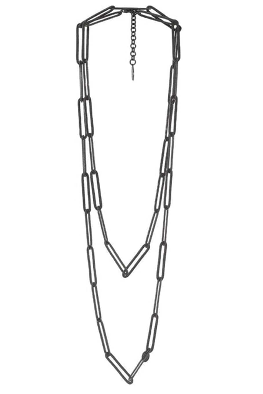 BRUNELLO CUCINELLI-Diamanti Chain Necklace-BLACK