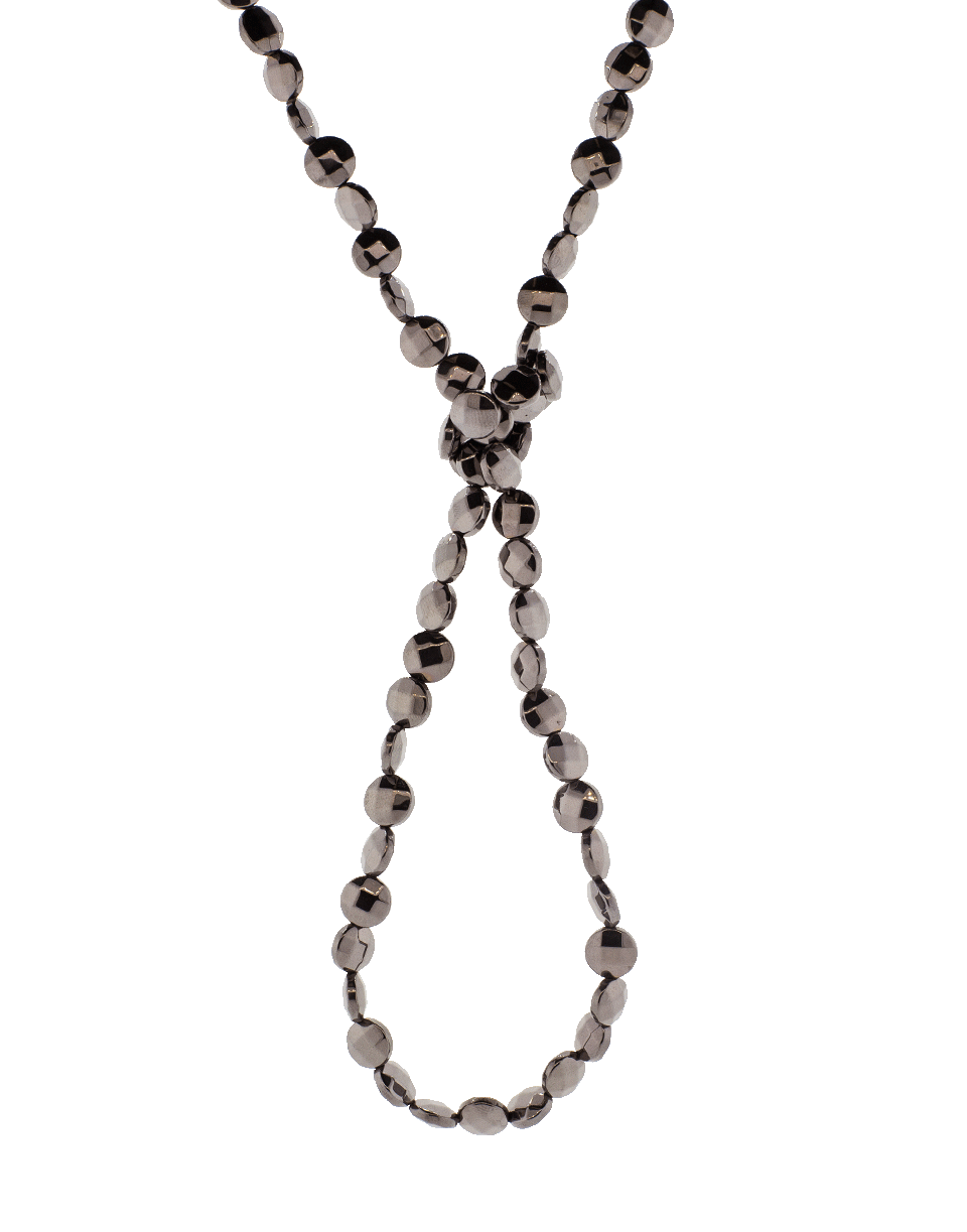 BRUNELLO CUCINELLI-Ematite Beaded Wrap Necklace-BROWN