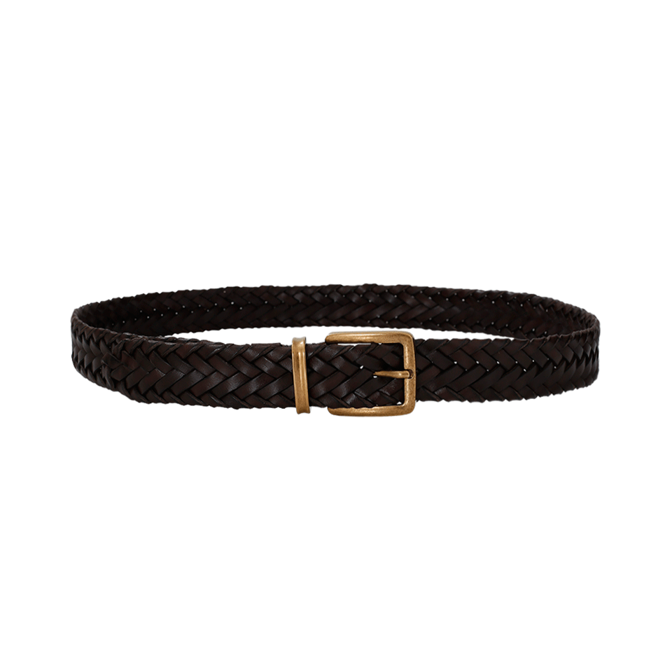Braided Leather Belt MENSACCESSORYBELTS BRUNELLO CUCINELLI   
