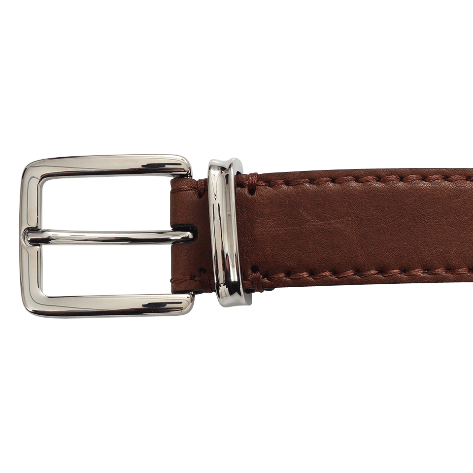 BRUNELLO CUCINELLI-Matte Leather Belt-
