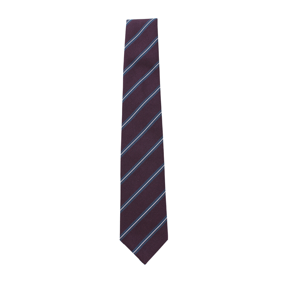 BRUNELLO CUCINELLI-Silk Stripe Tie-GRACA390